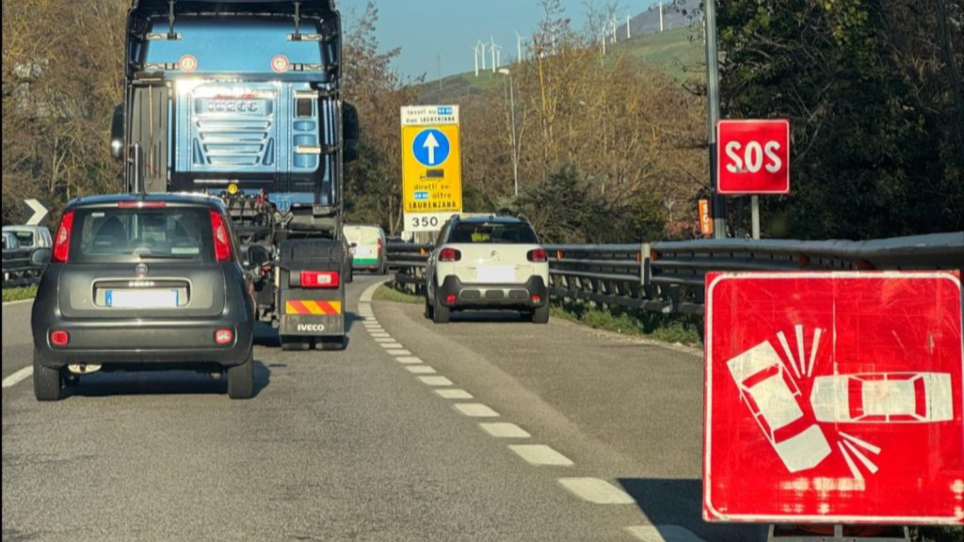 Incidente sul raccordo Potenza-Sicignano: muore un camionista