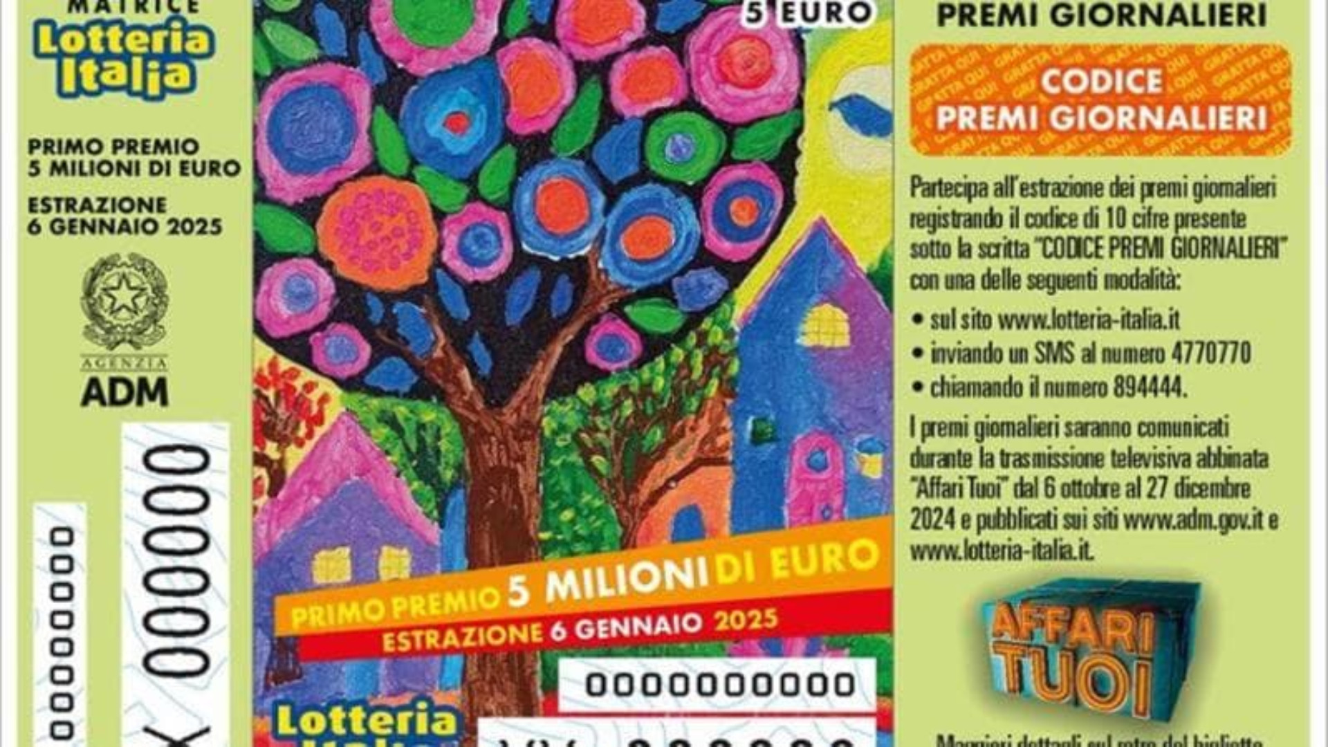 Lotteria Italia, vinti 50mila euro a Barile e 20mila a Lavello
