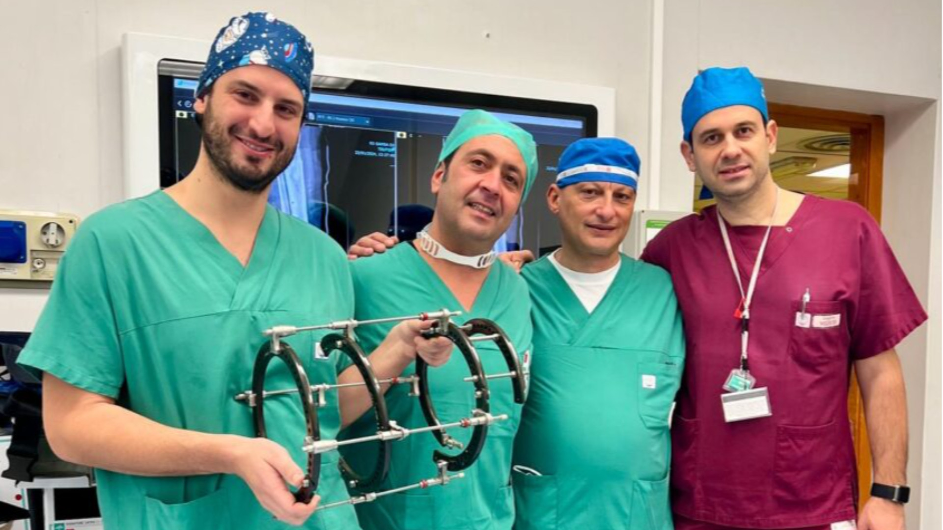 Traumatologia al San Carlo primo intervento con trasporto osseo