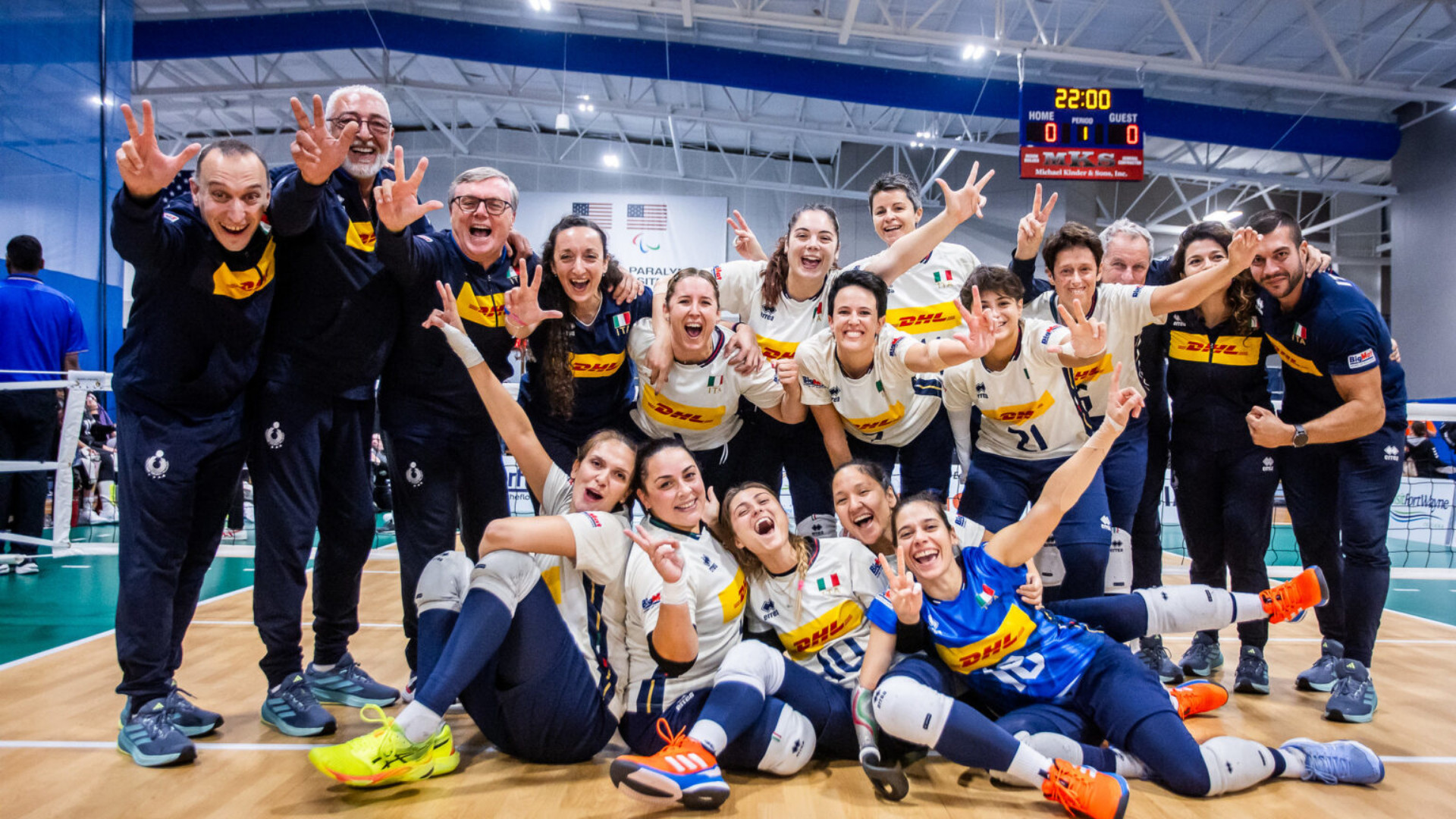 Sitting volley. Bronzo alla nazionale di coach Iannarella