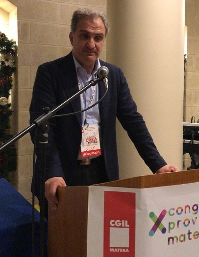 Il segretario generale della Cgil, Fernando Mega