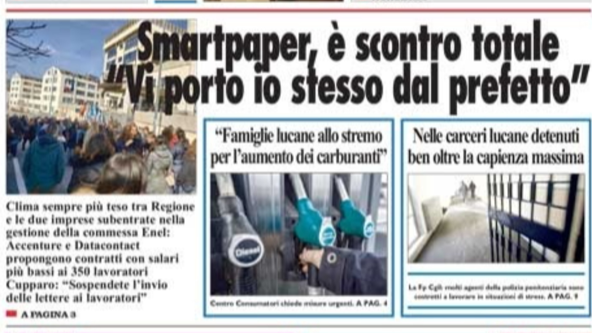 La Nuova del Sud edizione odierna