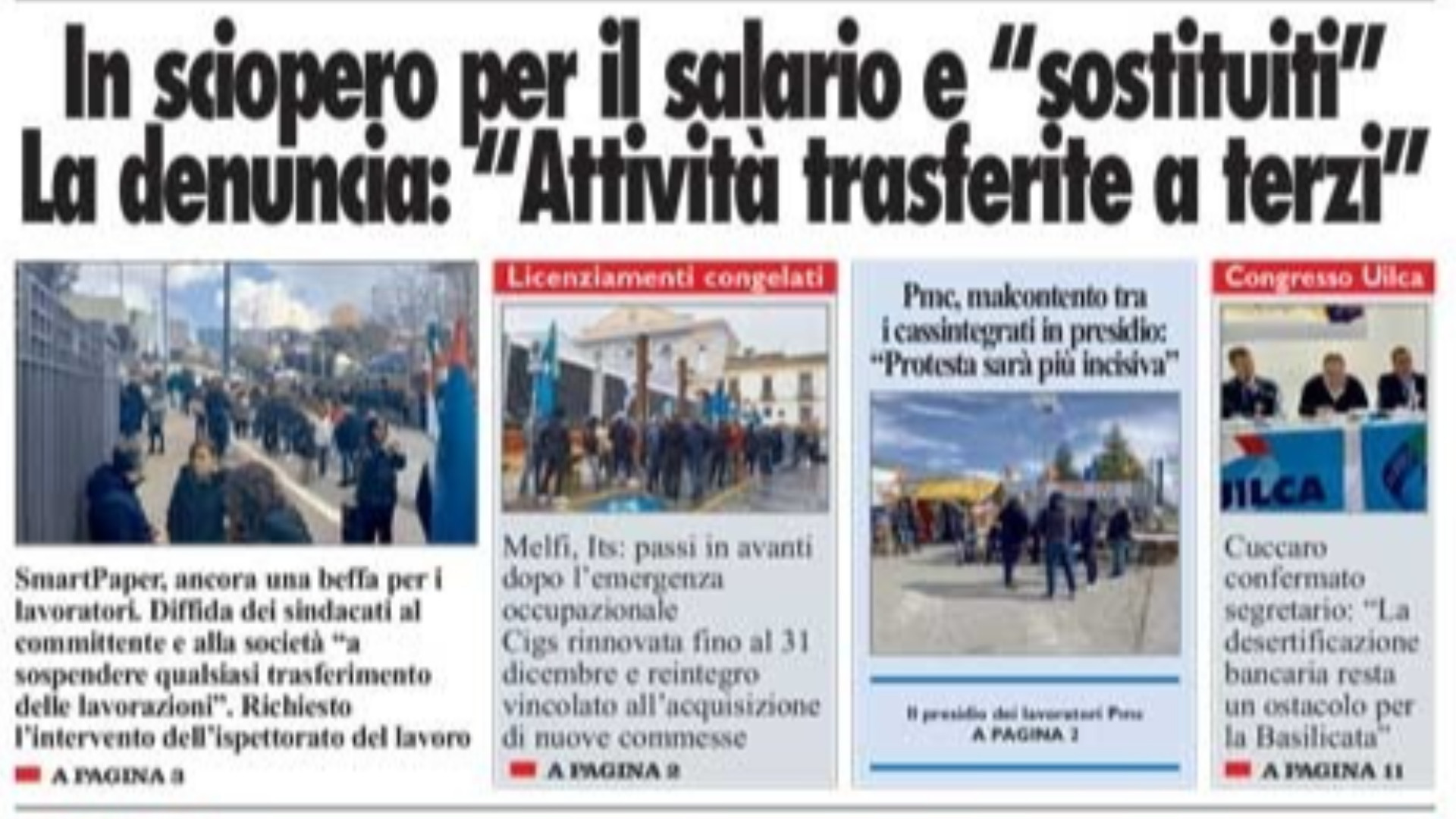 La Nuova del Sud edizione odierna