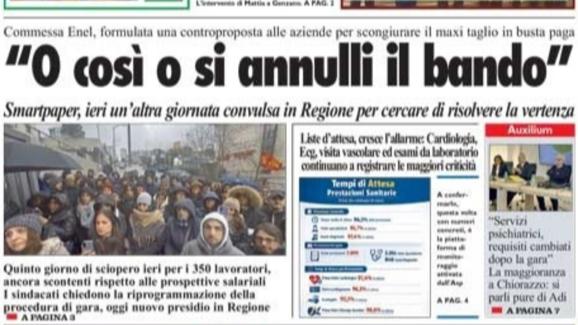 La Nuova del Sud edizione odierna