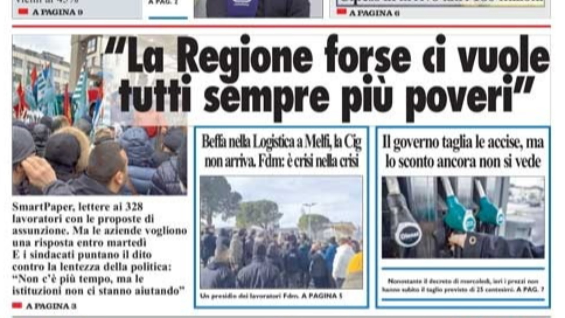 La Nuova del Sud edizione odierna