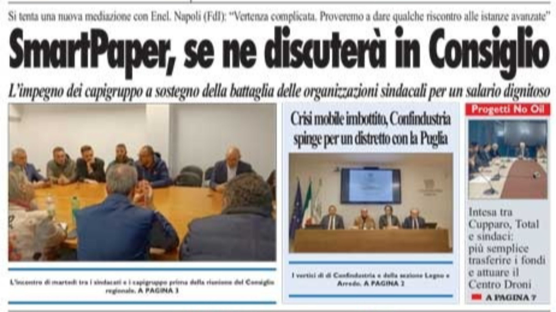 La Nuova del Sud edizione odierna