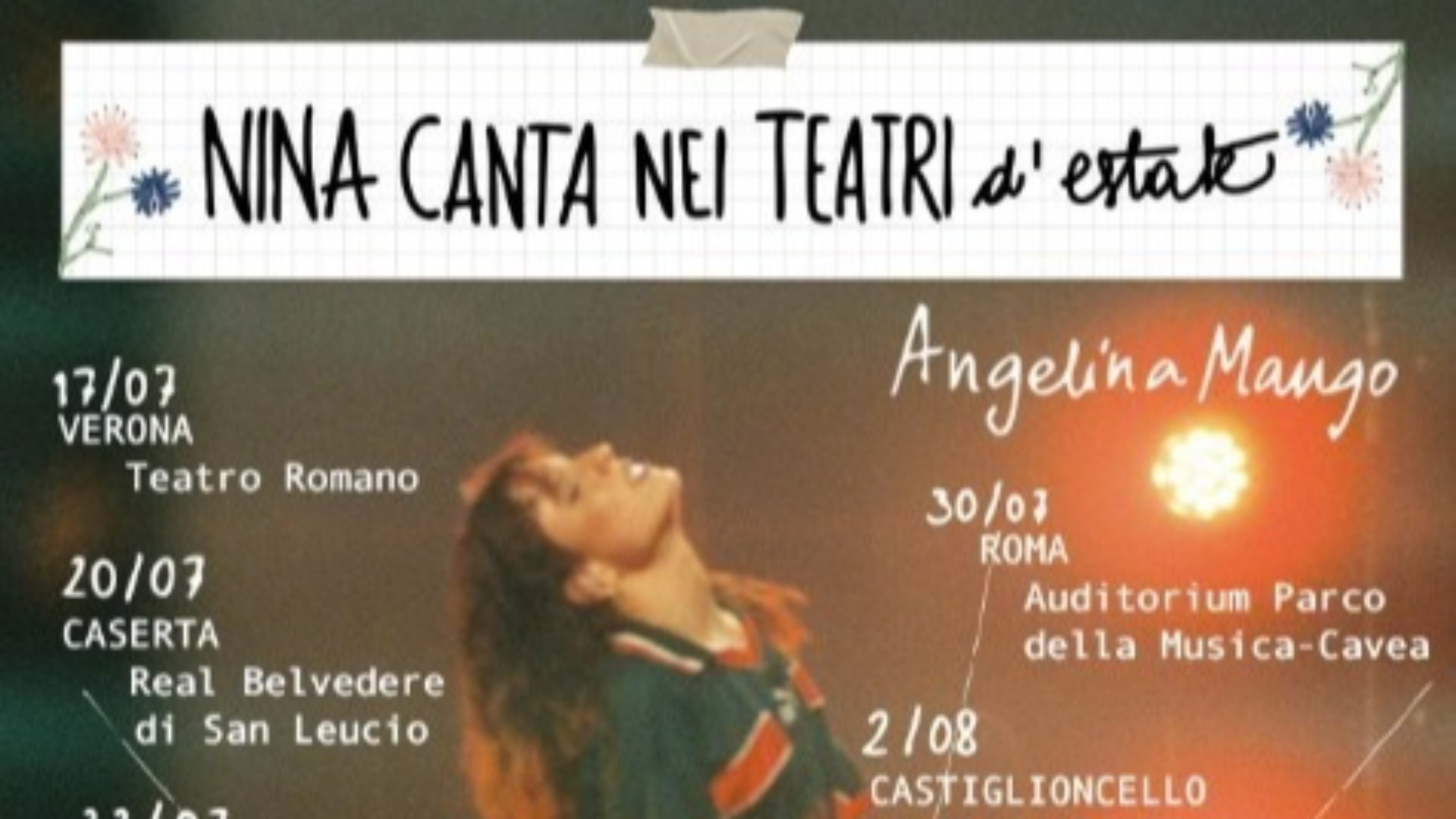 Angelina Mango in concerto alla Cava del Sole l'8 agosto