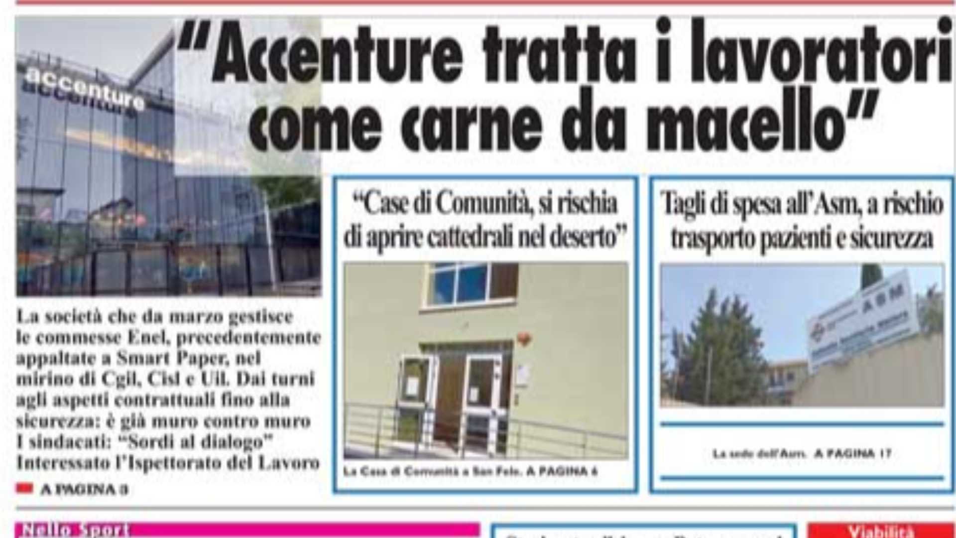 La Nuova del Sud edizione odierna