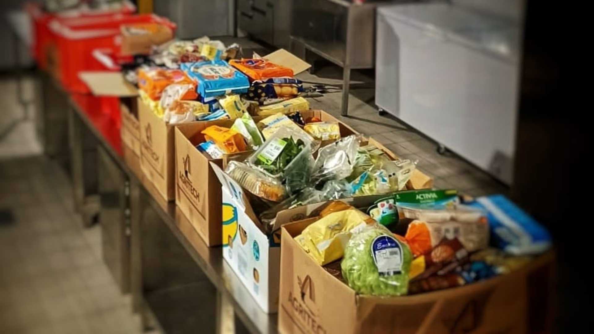 Quasi 30 tonnellate di cibo salvate dalla spazzatura
