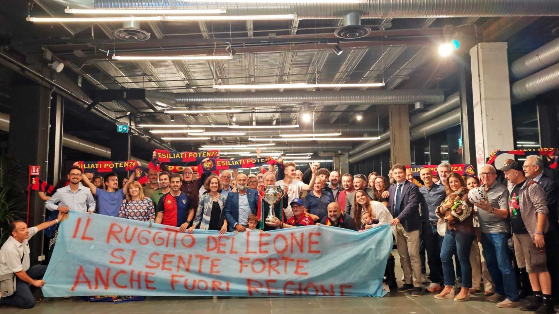 Da Potenza a Torino, mille km di distanza ma un solo cuore rossoblù